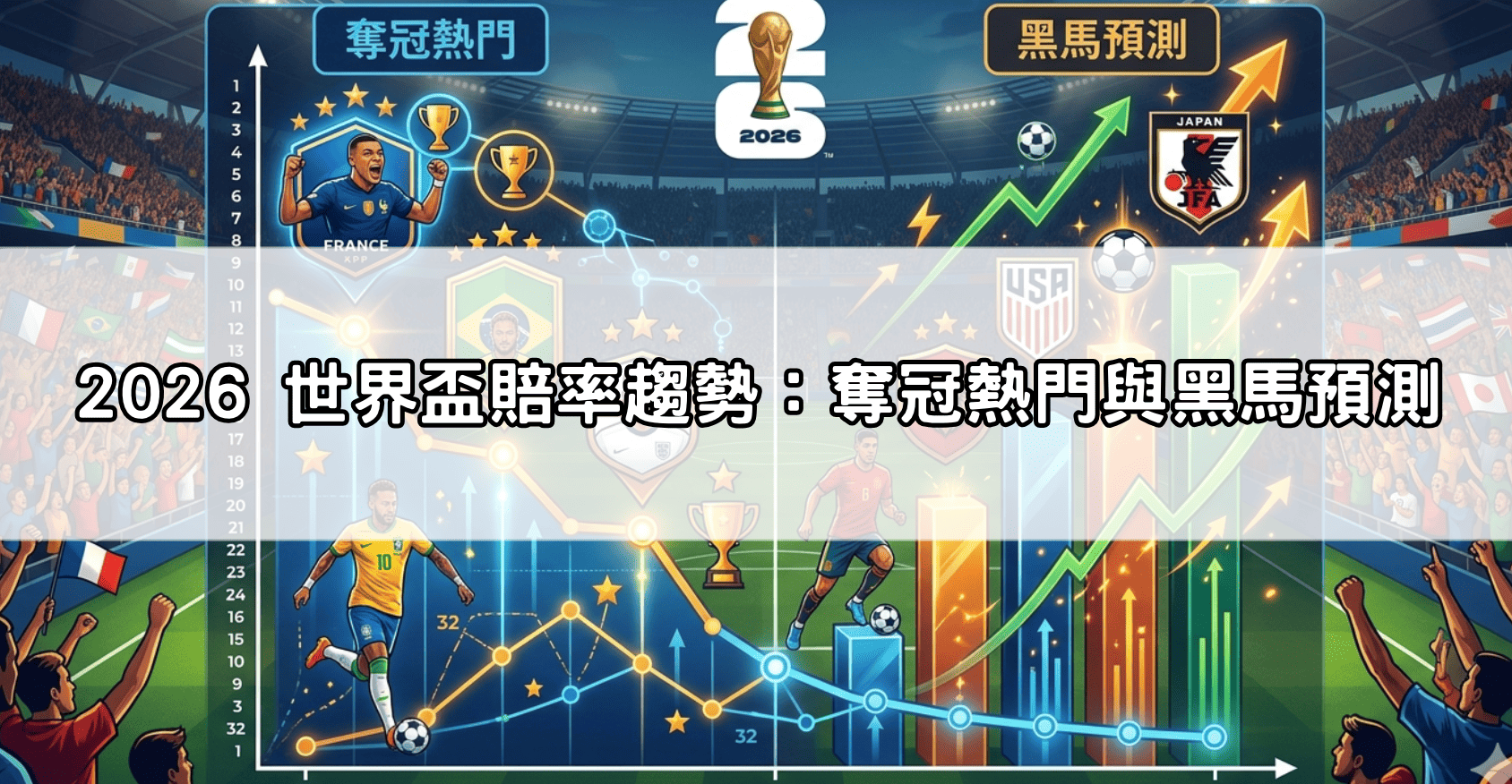 2026 世界盃賠率趨勢：奪冠熱門與黑馬預測