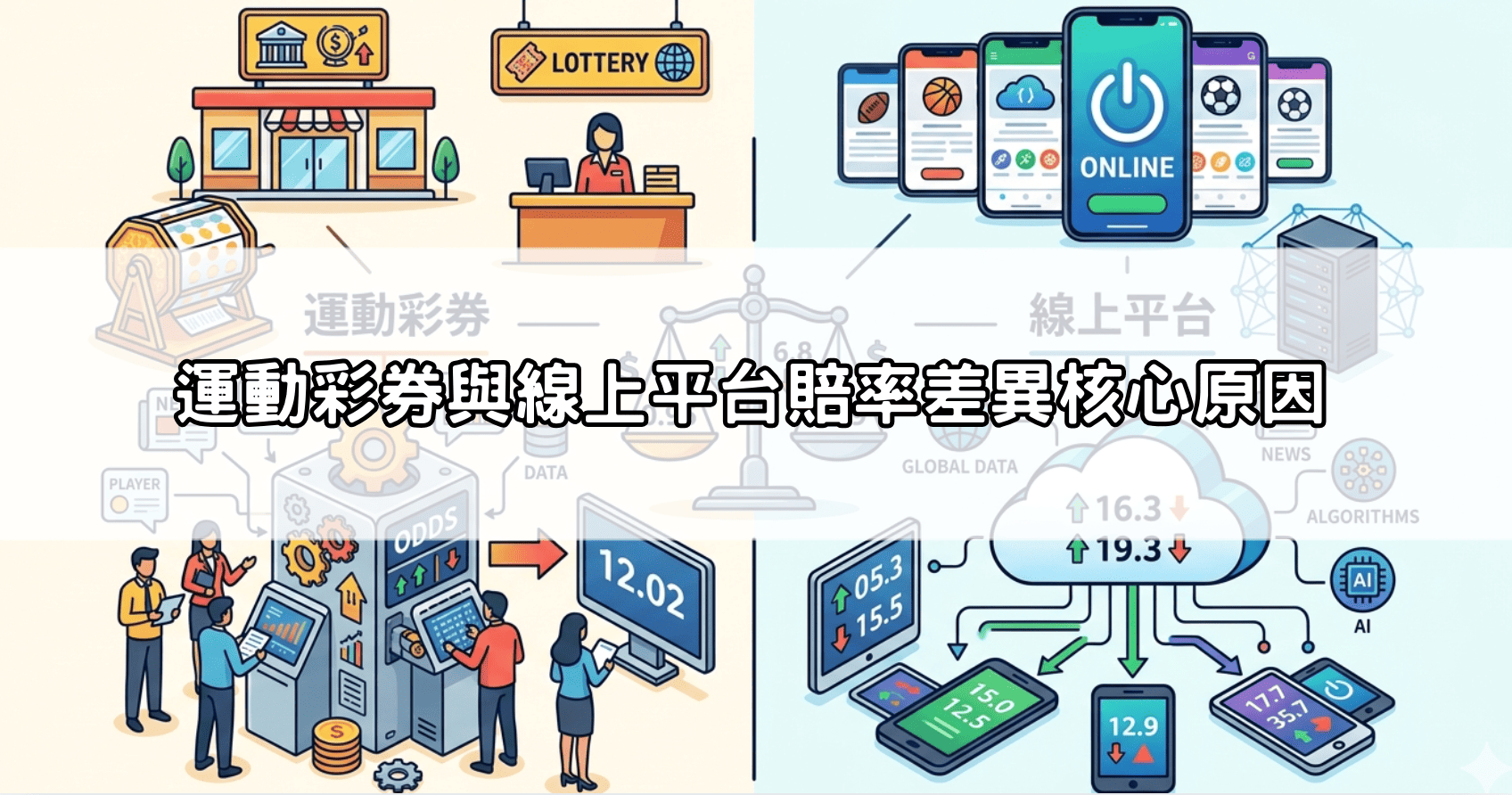 運動彩券與線上平台賠率差異核心原因